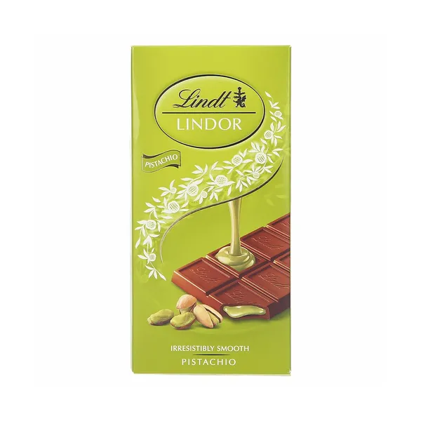 Mlečna čokolada z mehko, topljivo pistacijevo sredico, Lindt, 100 g