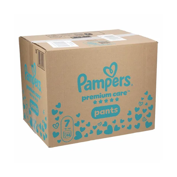 Plenice premium care, velikost:7, Pampers, 62 kos