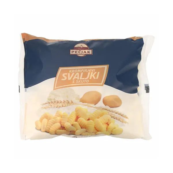Krompirjevi svaljki s skuto, Pečjak