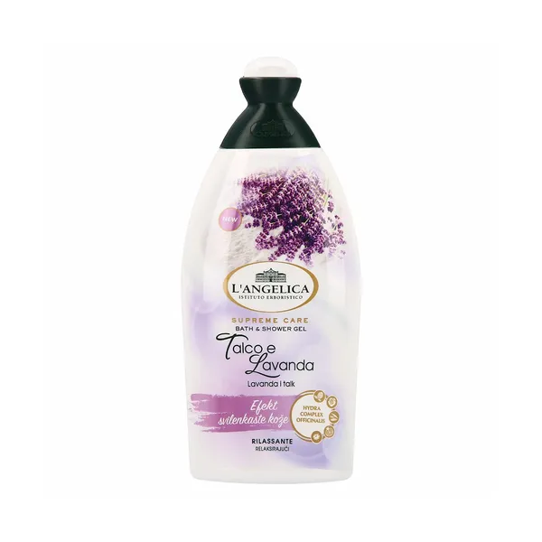 Gel za prhanje in kopel sivka, L´Angelica, 500 ml