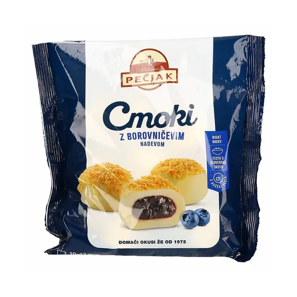Cmoki z borovničevim nadevom, Pečjak