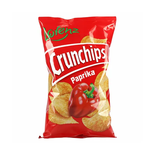 Čips s papriko crunchips, Lorenz, 100 g