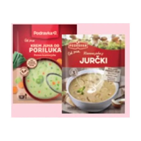 Kremne juhe Podravka, 55 g