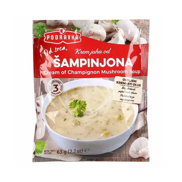 Kremna juha s šampinjoni, Podravka, 63 g