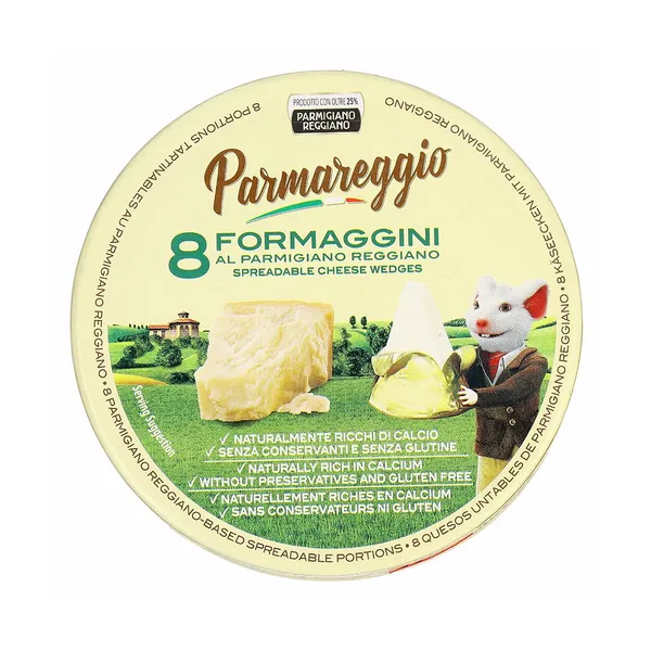 Topljeni sir s pravim parmezanom parmigiano reggiano zop