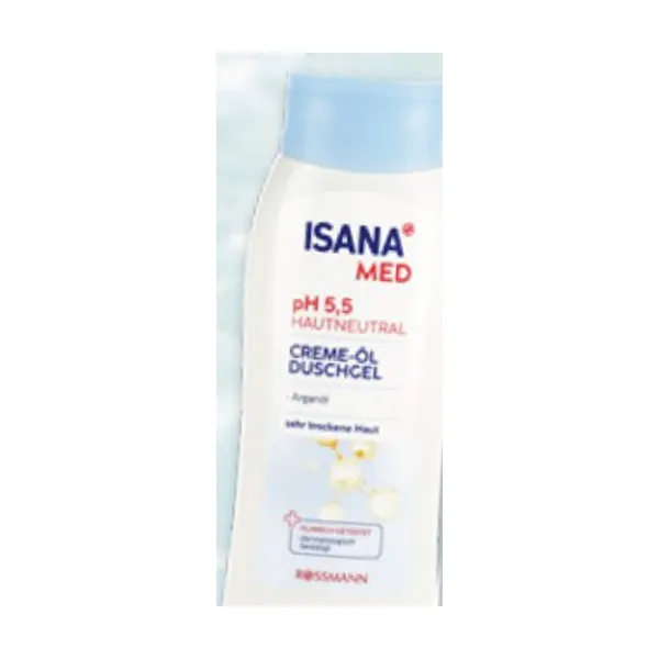 Kremno oljni gel za prhanje, Isana Med, 250 ml