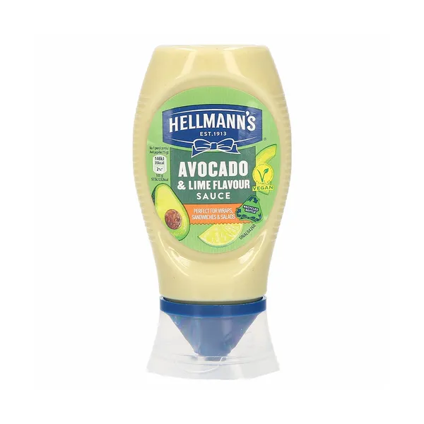 Omaka z avokadom in z okusom limete, hellmann´s, Hellmanns, 250 ml