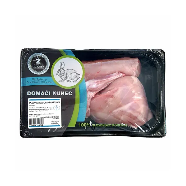 Domači kunec, polovica, Kmetija žgajnar