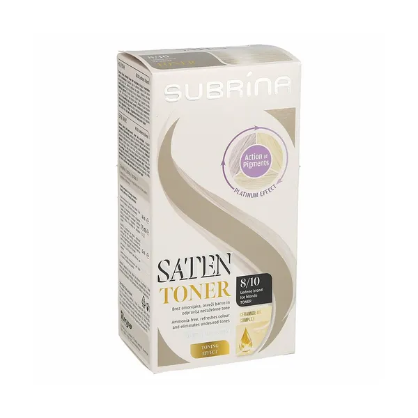 Toner 8/10 ledeno blond, Subrina - Saten, kos