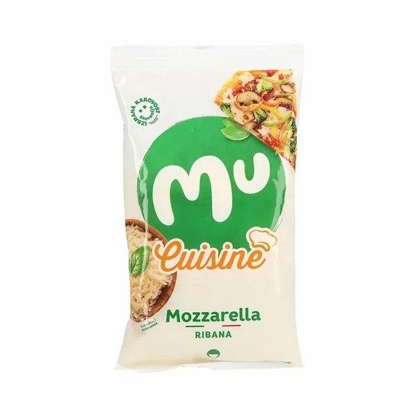 Ribani sir mozzarella, mu cuisine, Ljubljanske Mlekarne, 330 g