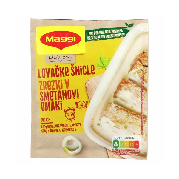 Mešanica začimb za zrezke v smetanovi omaki, Maggi, 42 g