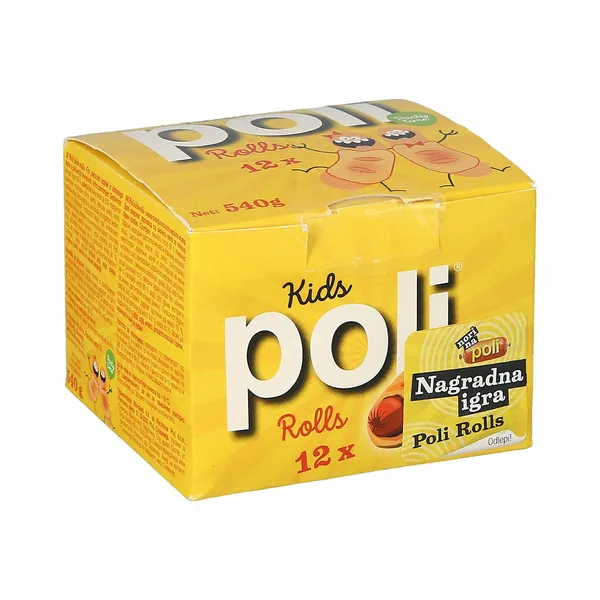 Hrenovka ovita v testo, poli kids rolls