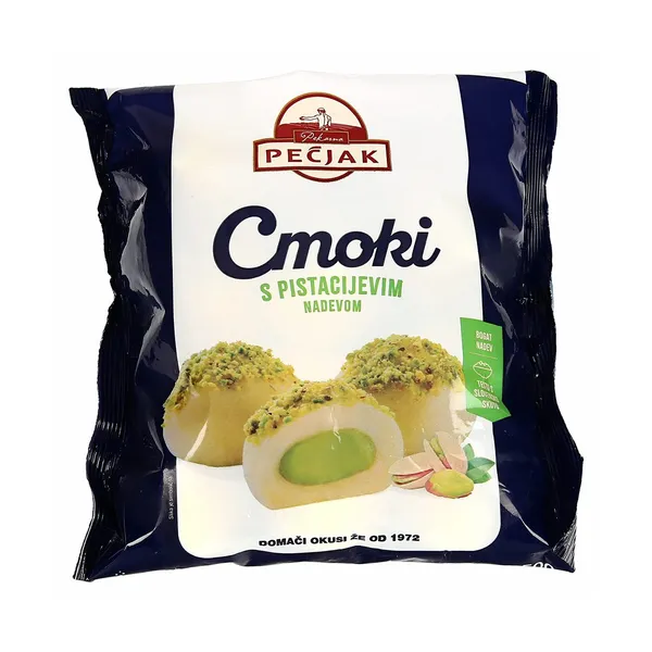 Cmoki s pistacijevim nadevom