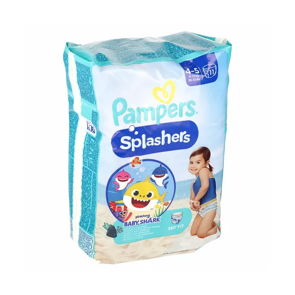 Plavalne plenice št.4-5 9-15kg, splashers, Pampers, 11 kos
