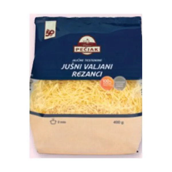 Jušni rezanci, Pekarna Pečjak, 400 g
