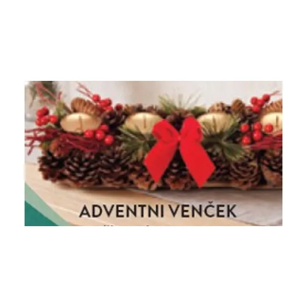 Adventni venček, 41 cm