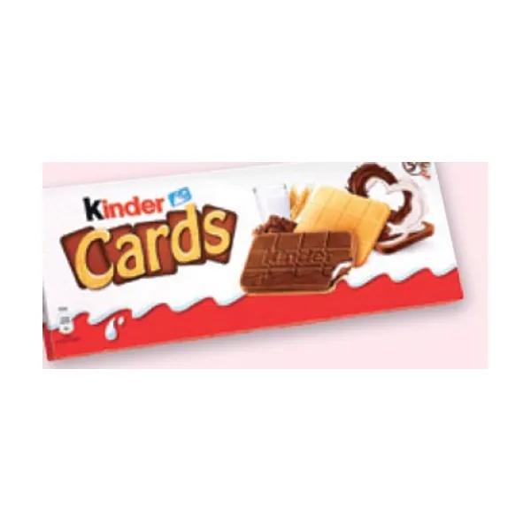 Vafelj Kinder Cards, 128 g
