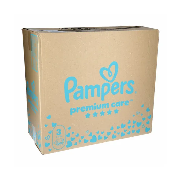 Plenice št.3, 6-10kg, mesečno pakiranje, Pampers, 200 kos