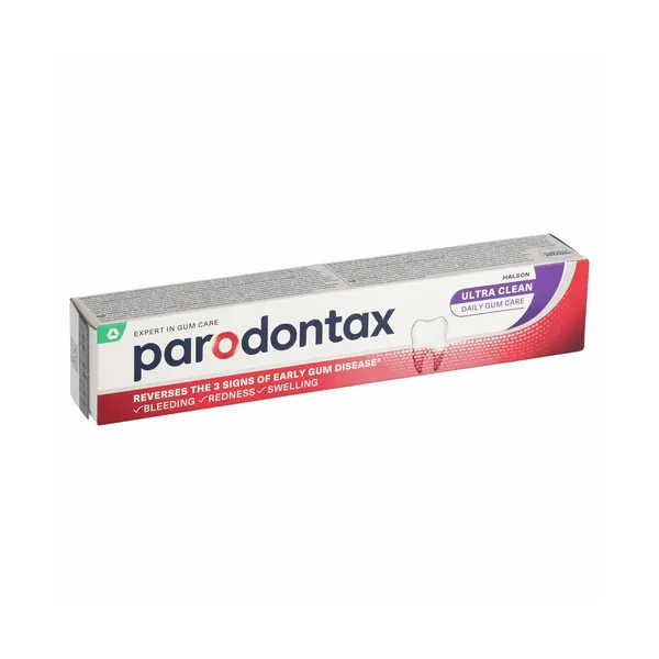 Zobna pasta za nego krvavečih dlesni s fluoridom ultra clean, Parodontax, 75 ml
