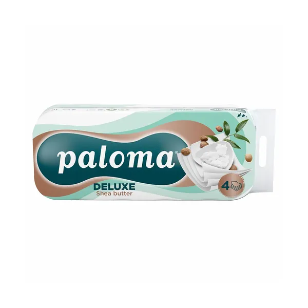 Toaletni papir 4-slojni sensitive shea butter, Paloma, 10 kos