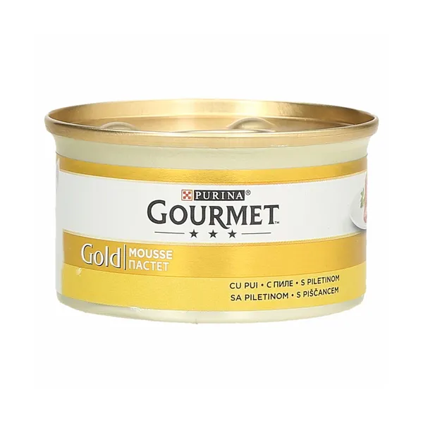 Mokra hrana za mačke s piščancem Gourmet Gold, purina, 85 g