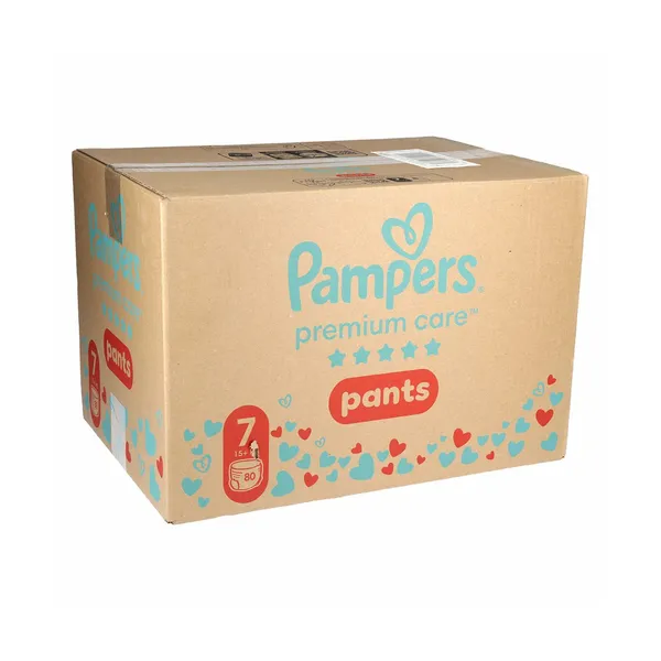 Hlačne plenice št.7, 15+kg, mesečno pakiranje, Pampers, kos