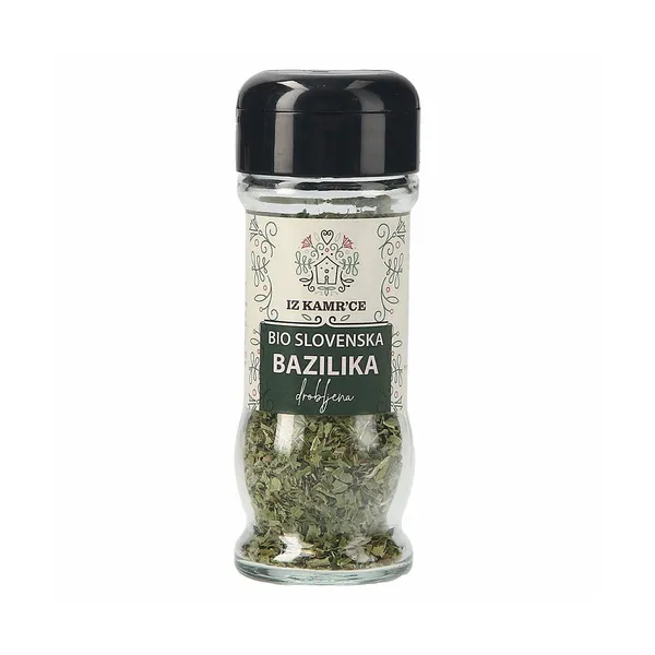 Bio slovenska bazilika, drobljena