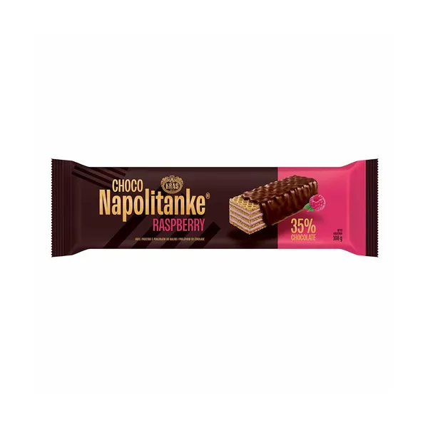 Čokoladne napolitanke z malino