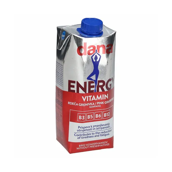 Pijača rdeča grenivka vitamin energy, Dana, 750 ml