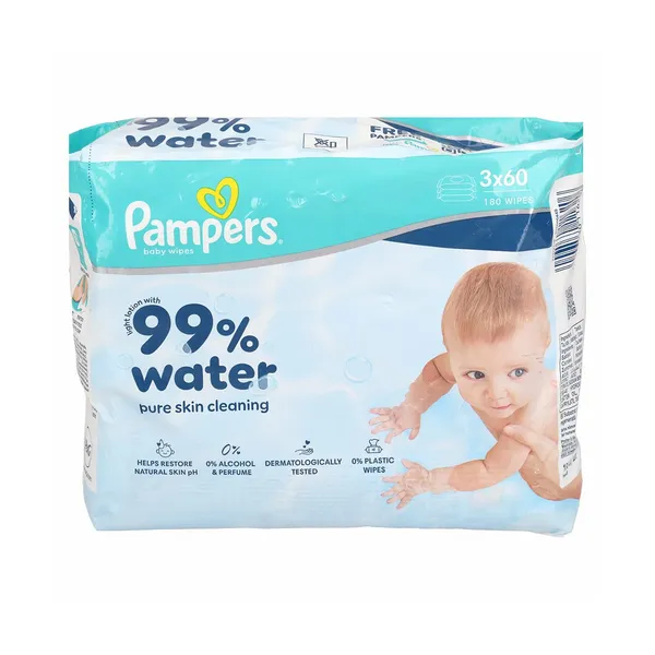 Vlažilni robčki aqua, Pampers, kos