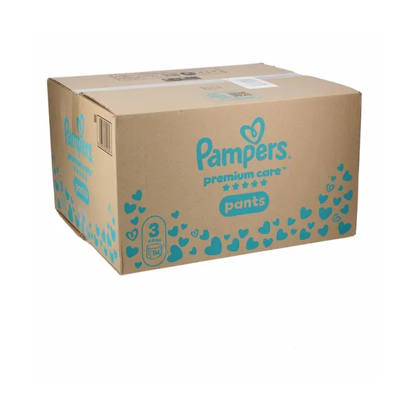Plenice premium care, velikost:3, Pampers, 114 kos