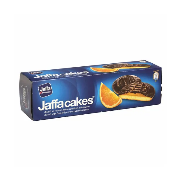 Biskvit s sadnim želejem pomaranča oblit s čokolado Jaffa, Crvenka, 150 g