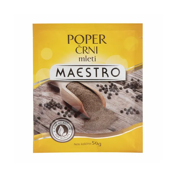 Poper črni mleti, Maestro, 50 g