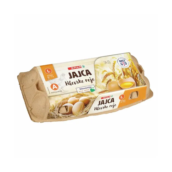 Jajca hlevske reje brez gso, l, Spar, 10 kos
