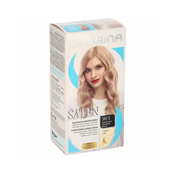 Negovalna barvna krema 50/5 peščeno blond special, Subrina - Saten, kos