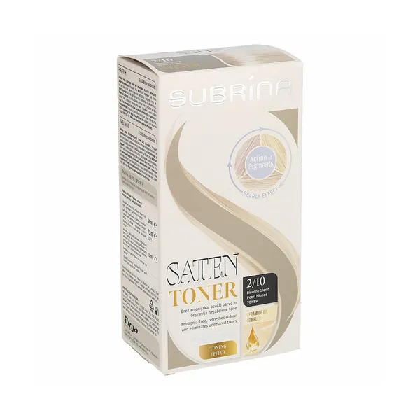 Toner 2/10 biserno blond, Subrina - Saten, kos