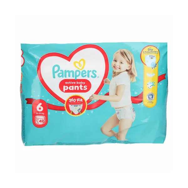 Hlačne plenice št.6, 15kg+, Pampers, 42 kos