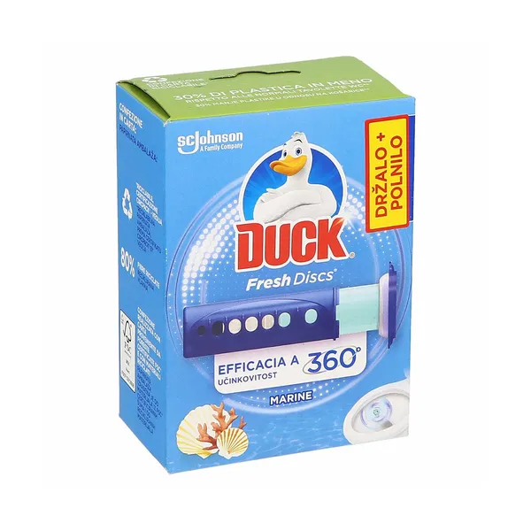 Gel ploščica za wc školjko marine, komplet, Duck, kos
