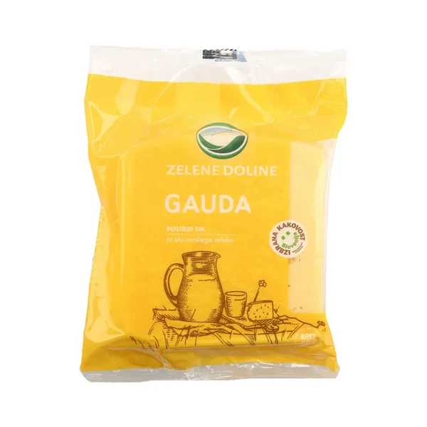 Poltrdi sir gauda min. 45% m.m., Zelene Doline, 300 g