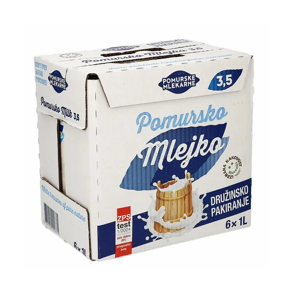 Pomursko mleko 3,5% m.m.