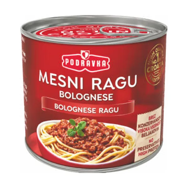 Ragu mesni Podravka, bolognese, 200 g