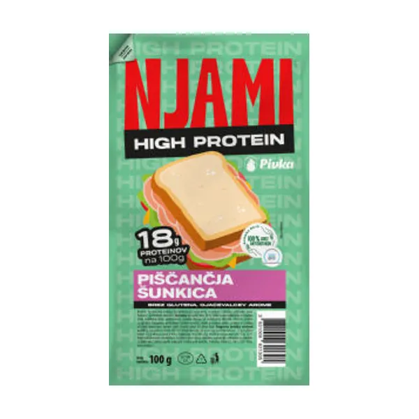 Narezek Njami, High protein, piščančja šunkica, 100 g