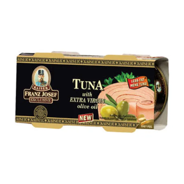 Tuna Franz Josef, v ekstra deviškem oljčnem olju, 2 x 60 g