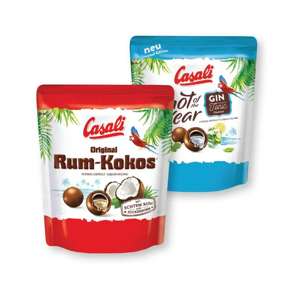 Bonboni draže Casali, rum kokos, 175 g