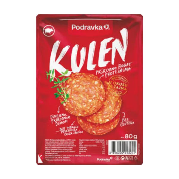 Narezek Podravka, Kulen, 80 g