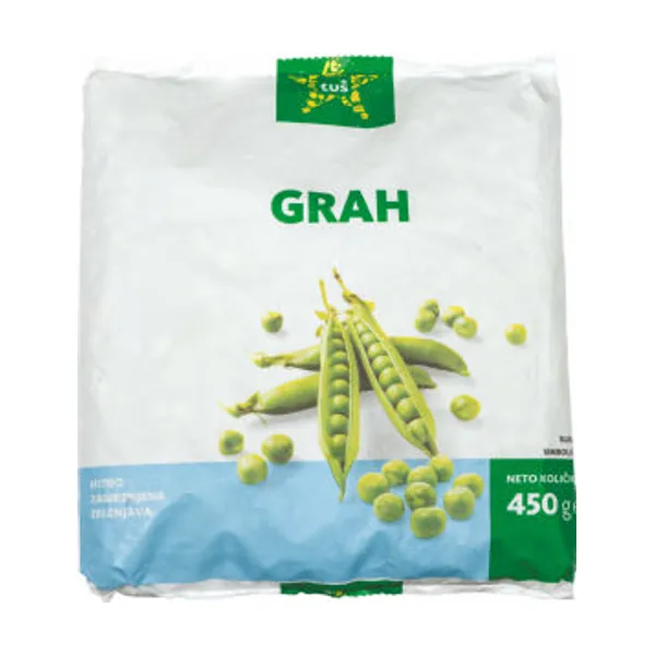 Grah Tuš, zamrznjeno, 450 g