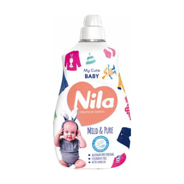 Detergent Nila, gel, My Cute Baby, 50 pranj 2,7 l