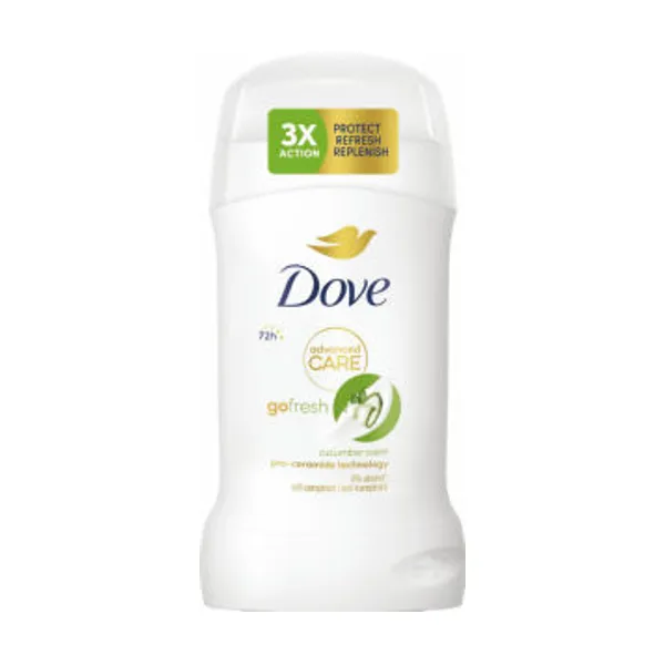 Antiperspirant Dove, Fresh Cucumber, v stiku, 50 ml