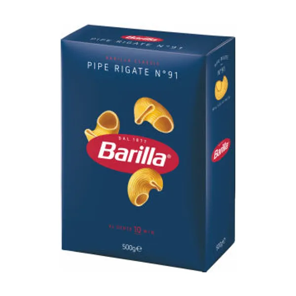 Testenine Barilla, polžki, rebras., št. 91, 500 g