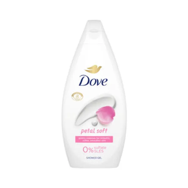 Gel za prhanje Dove, Petal Soft, 450 ml
